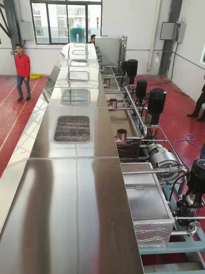 TEA-12000T 全自動通過式噴淋清洗烘干機